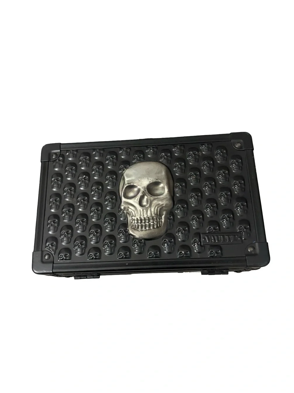 Vaults Black Skull Collectible Storage Case for   Home or School Organizer